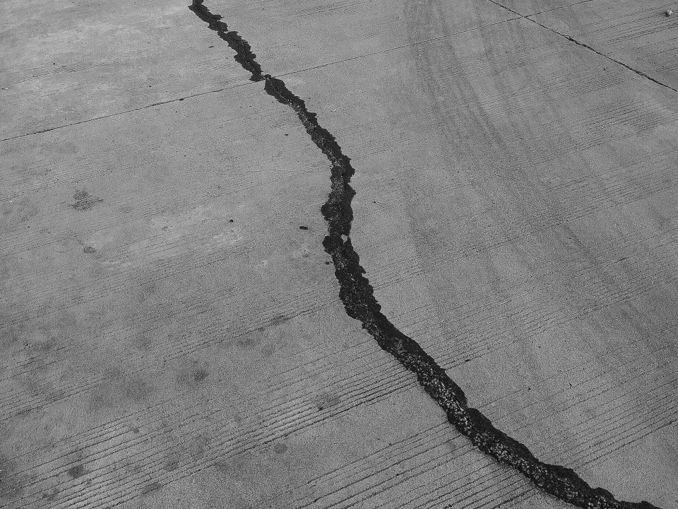 Crack in the pavement